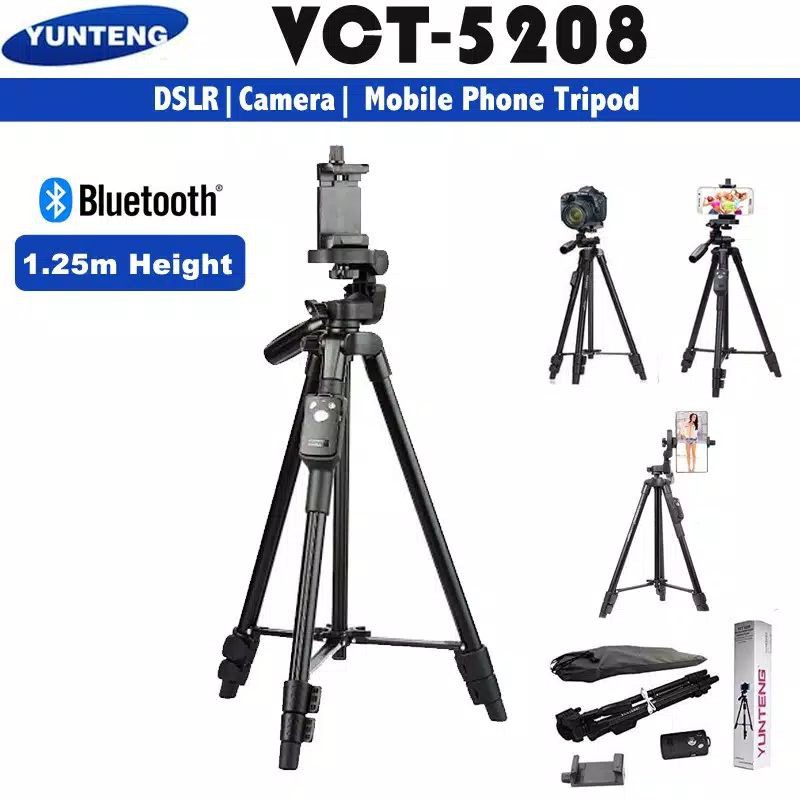 Tripod  BLUETOOTH yunteng vct 5208