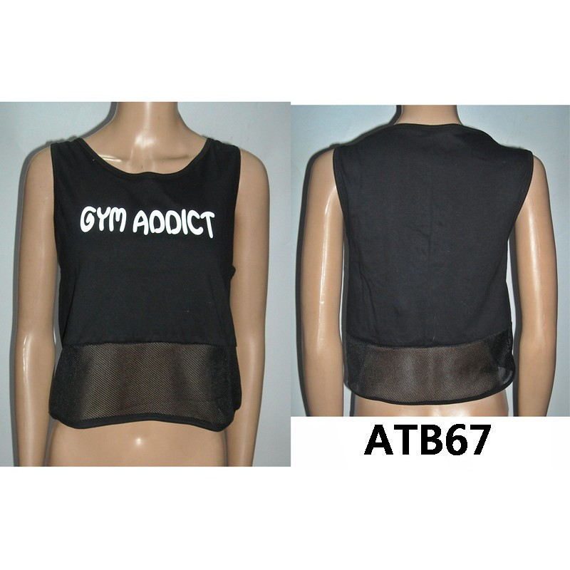 Tanktop Crop Top kode ATB 67