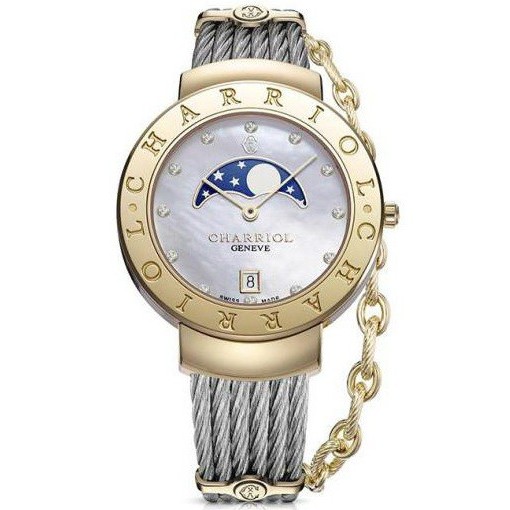 Charriol St Tropez Moonphase Ladies ST35CY.560.009