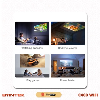 PROMO Proyektor C400 WiFi Original | Byintek C400 | Proyektor Mini Original | Projector Original |