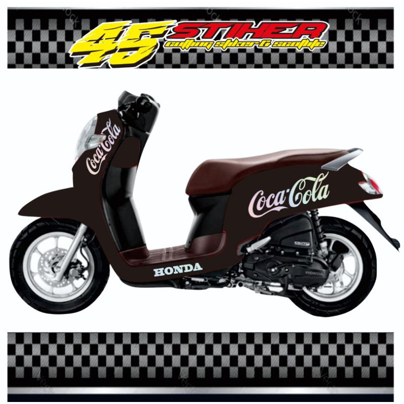 sticker cutting Scoopy COCA COLA hologram