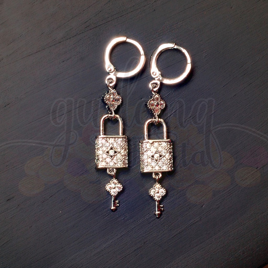 Anting Gembok Lock and Key GH 203211