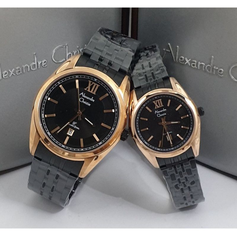 JAM TANGAN COUPLE ALEXANDRE CHRISTIE 8501 AC 8501MD-LD Ac 8501 ORIGINAL [ GARANSI RESMI 1 TAHUN ]