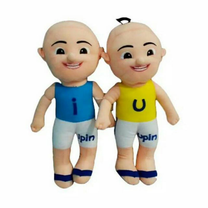 Boneka Upin dan Ipin Ukuran M Tinggi 35cm Berlabel SNI