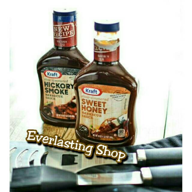 

Kraft Hickory Smoke Barbecue Sauce (BBQ Sauce) Saus Daging Panggang Sate Bakar