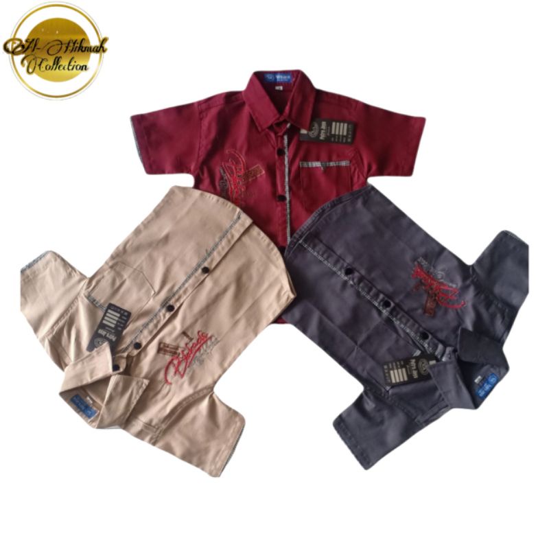 Kemeja anak viral/KEMEJA ANAK LAKI LAKI KEMEJA POLOS KAMEJA MOTIF KAMEJA STREET KEMEJA TERBARU SiZE 1-12 tahun