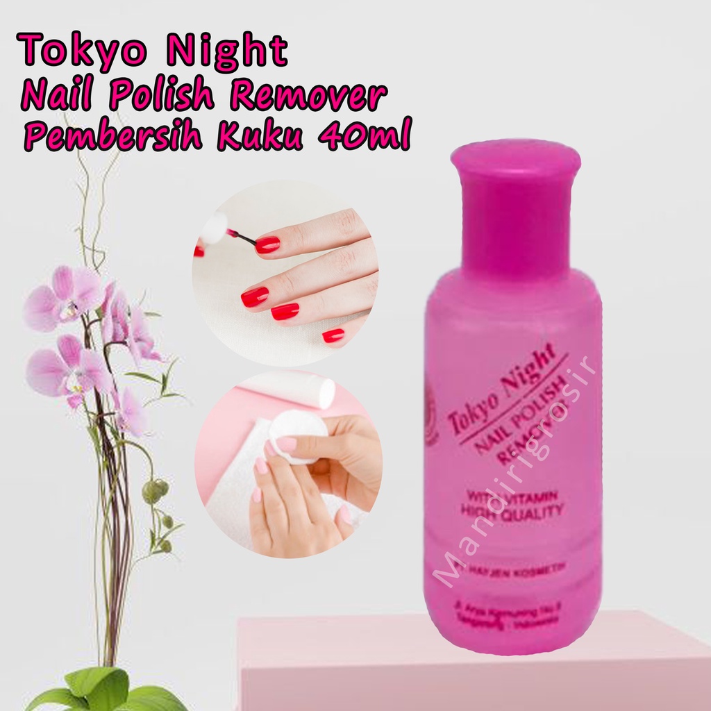 Nail polish remover *Tokyo night * with vitamin high quality *40 ml