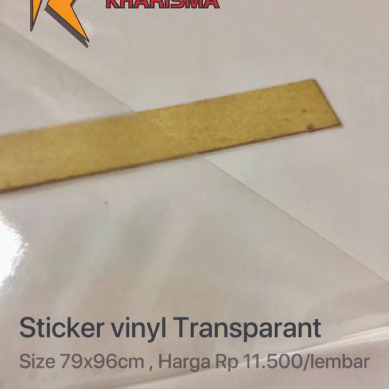 

STICKER VINYL TRANSPARANT