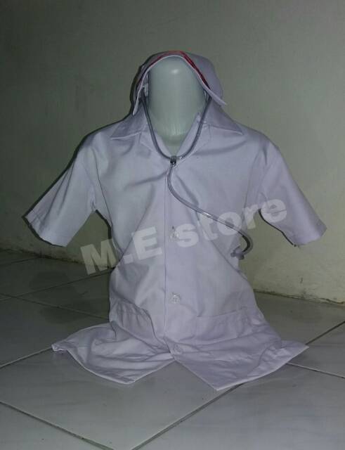 Baju perawat anak/baju suster anak//baju karnaval/baju profesi anak