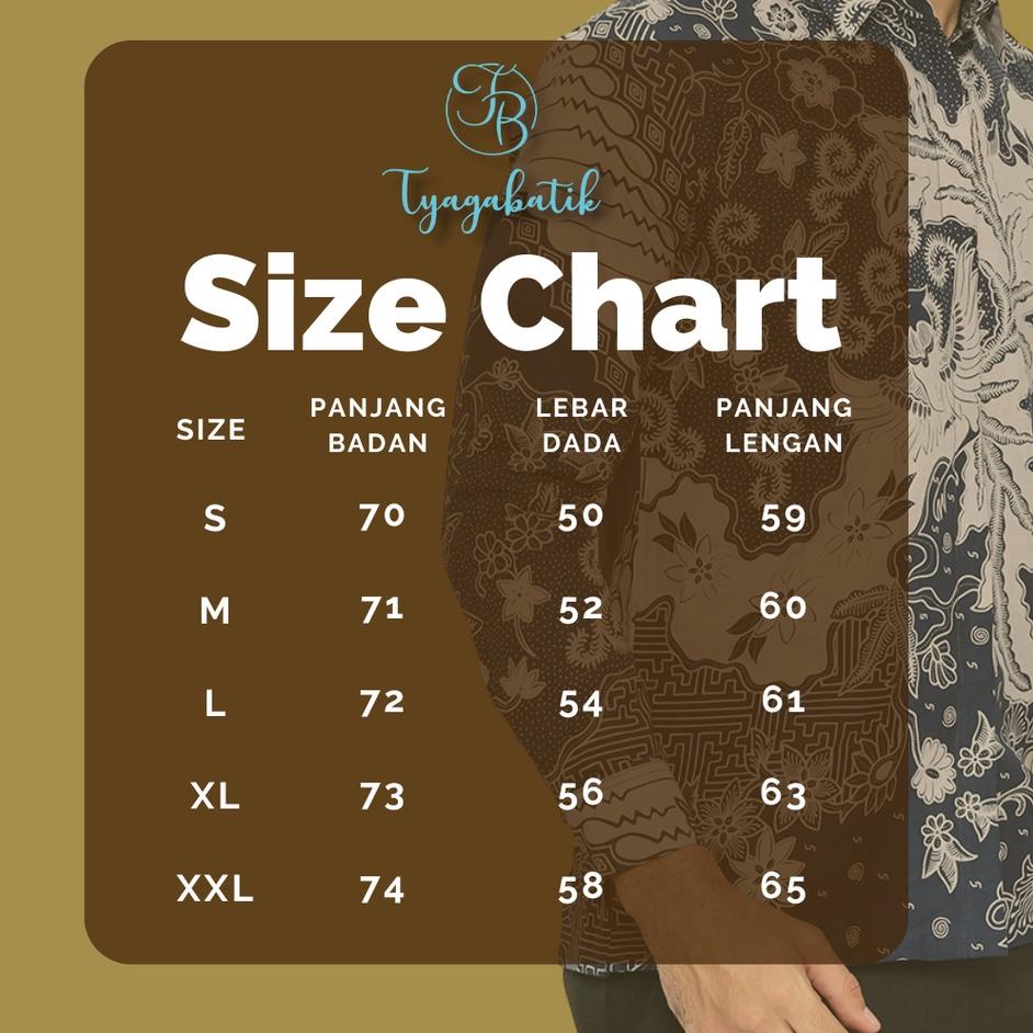 Modern.. Kemeja Batik Slimfit Lapis Furing Premium 0144 Tyaga Batik