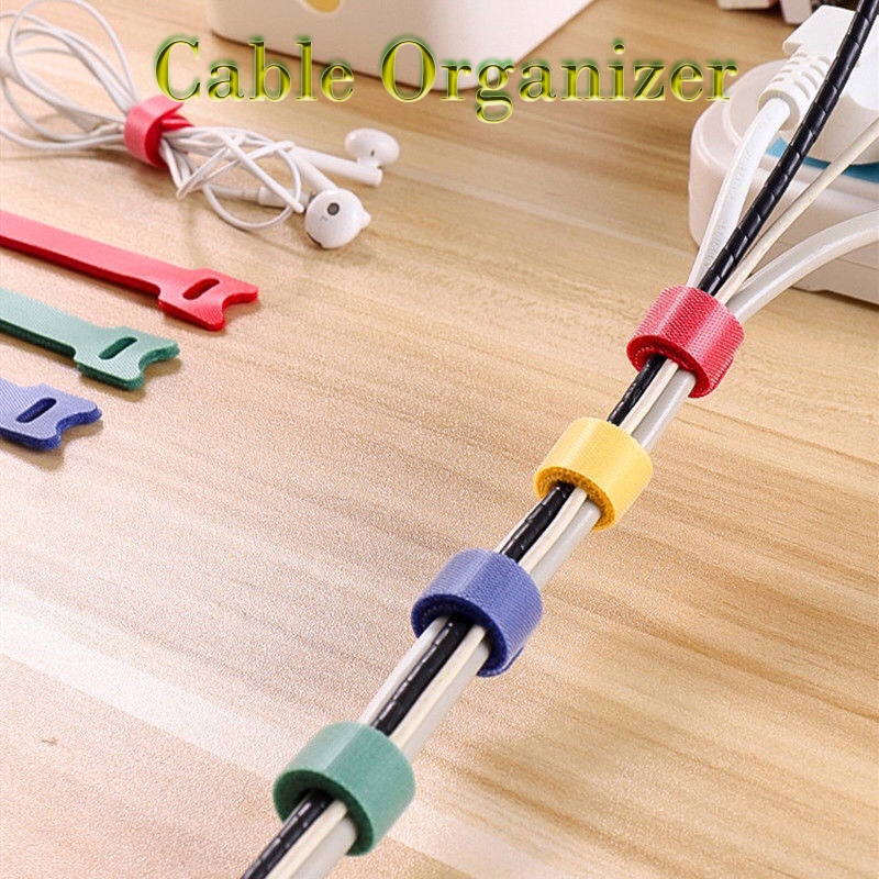 YGRETTE - Yoss Velcro Strap Cable Management 12 x 150 mm 50 PCS - YS50 - Multi-Color PERAPI KABEL KRETEKAN KREK