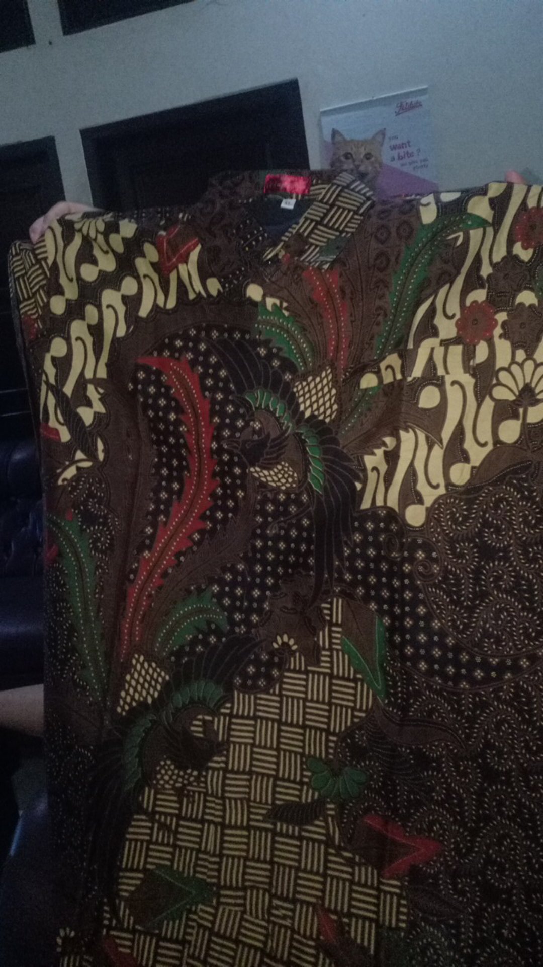 Batik Solo Dwipangga Pakem Kemeja Pria Katun Halus Sragenan Full Furing