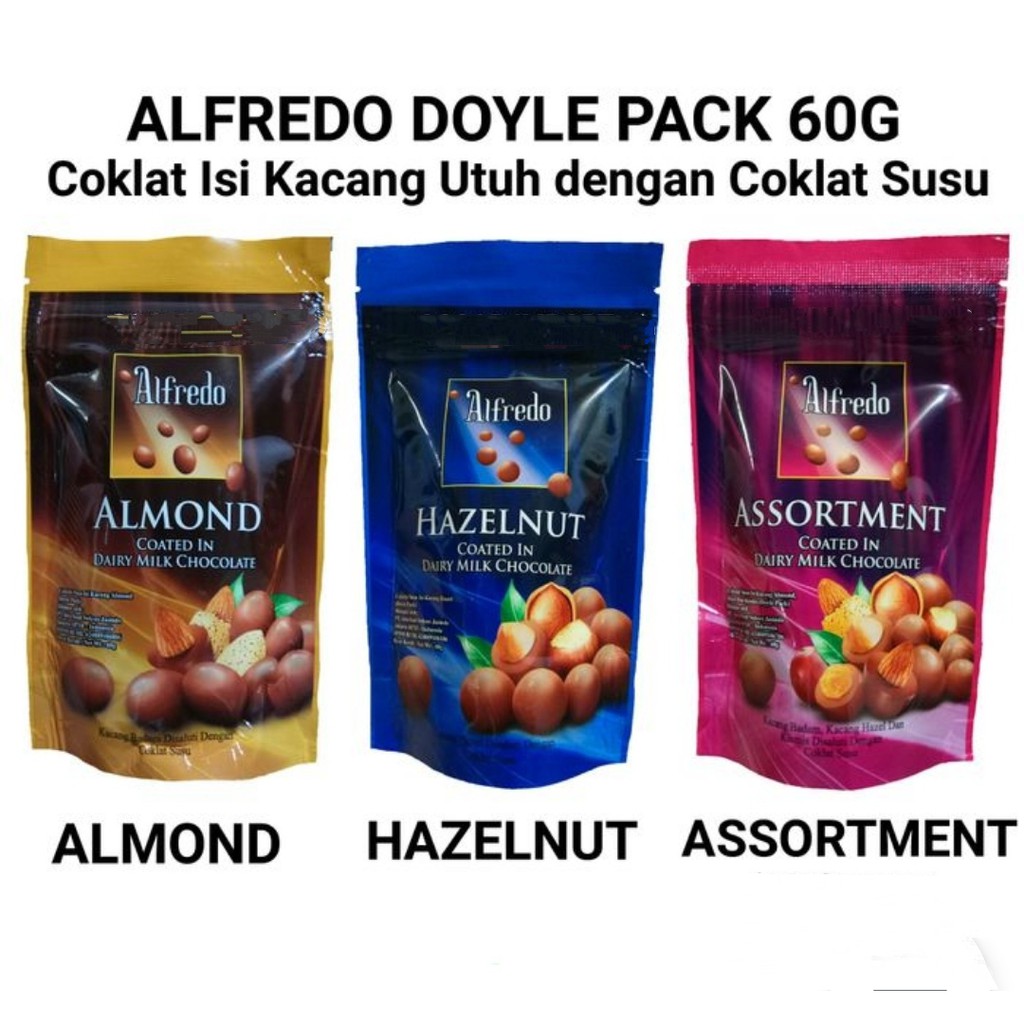 

ALFREDO DOYLE PACK 60GR CHOCOLATE MALAYSIA