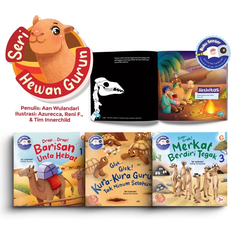 

Set Seri Hewan Gurun - Buku senter - gema insani