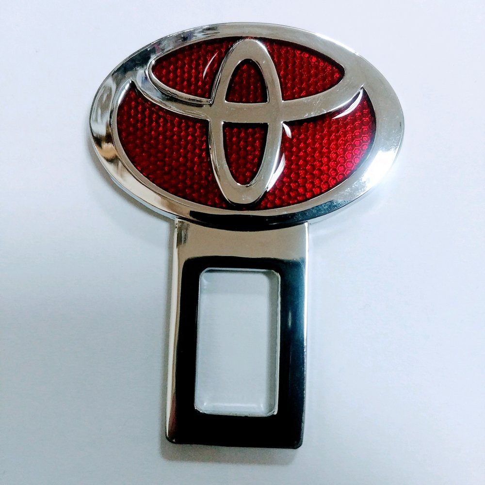 colokan alarm bunyi safetybelt seatbelt buzz buzzer MOBIL logo toyota merah UNIVERSAL