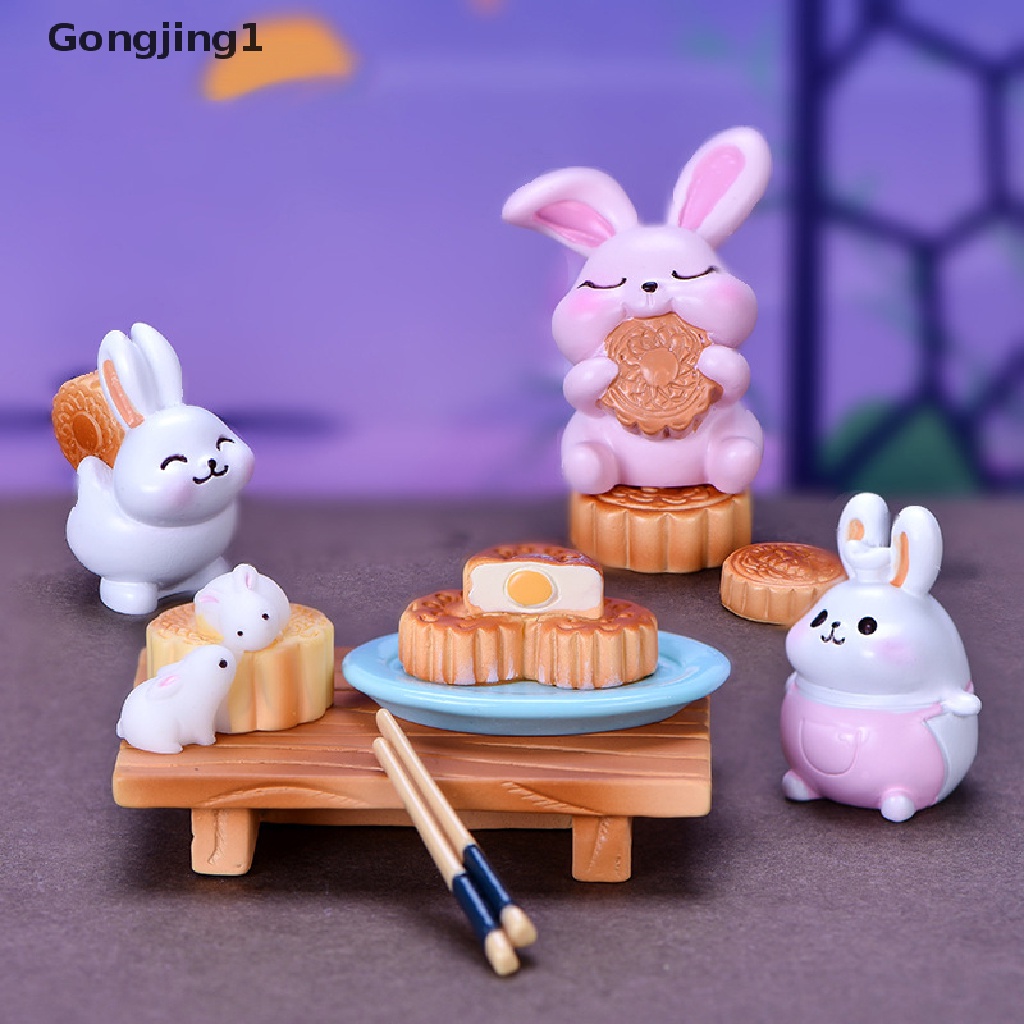 Gongjing1 Miniatur Kelinci Untuk Dekorasi Taman / Festival Musim Gugur