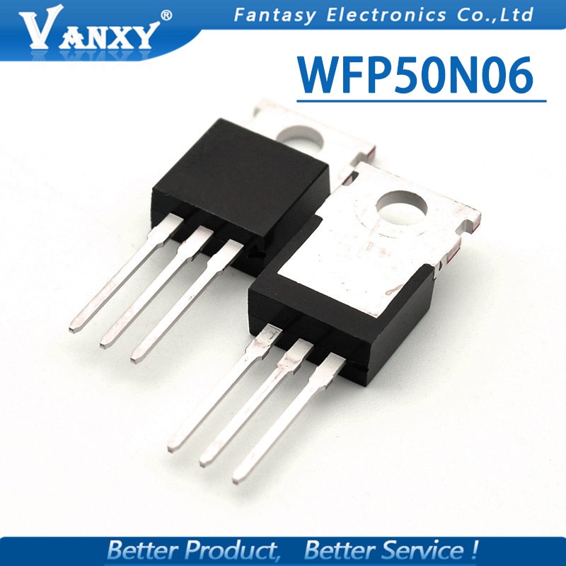 (Ready Stock) 5PCS WFP50N06 TO-220 50A 60V 50N06 WFP50N06G TO220 Asli authentic