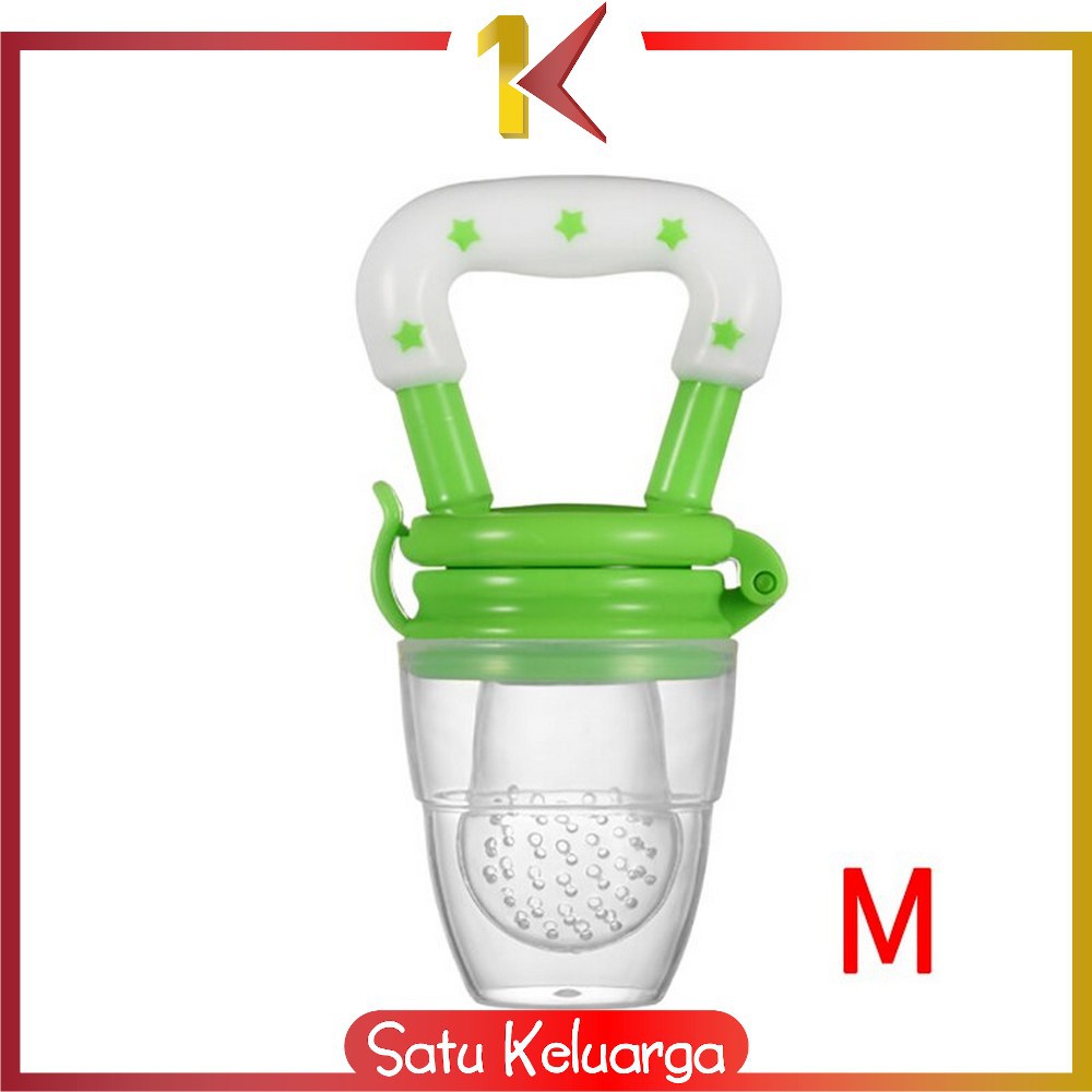 SK-C44-45 Empeng Dot Buah Anak Bayi Baby Fruit Feeder Rattle Teether Kompeng Pacifier Gigitan Bayi-Empeng M
