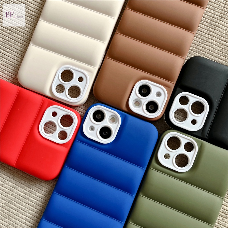 (2 In 1) Casing Softcase Tpu Iphone 13 12 11 Pro Max X Xr Xs Xsmax 7plus 13mini Warna Putih