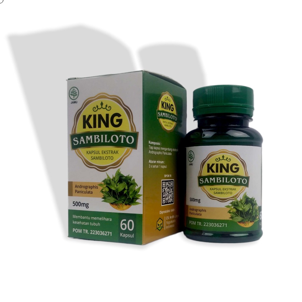 Kapsul Ekstrak Sambiloto KING SAMBILOTO 60 Kapsul