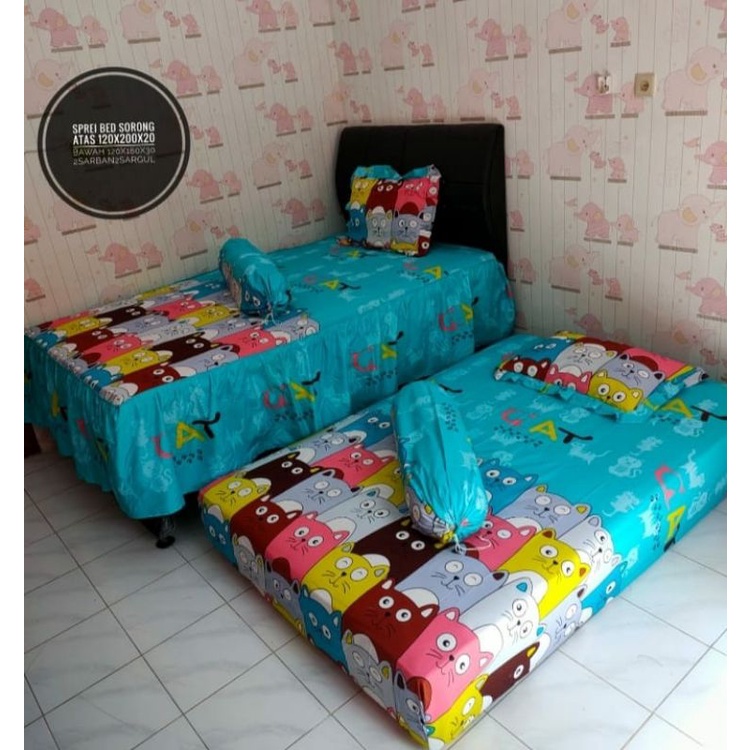 Sprei Bed Sorong Rumbai Homemade size 120x200