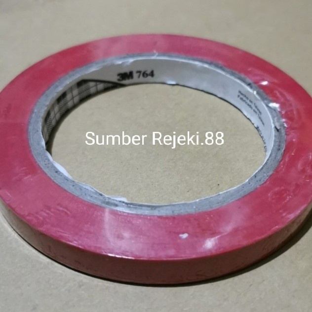 

Gaya Lakban Lantai 3M 764 Marking Tape Isolasi Floor Tipe Garis Lantai 12Mm Murah