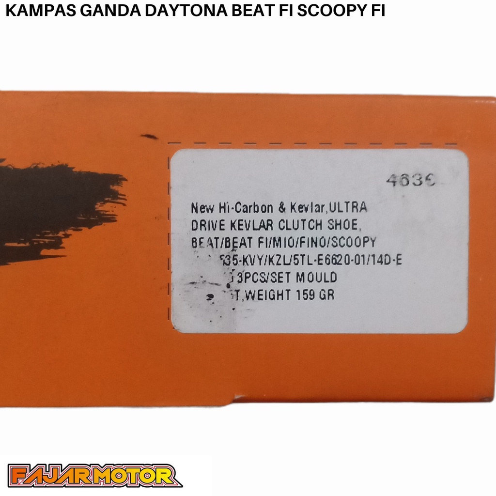 KAMPAS GANDA DAYTONA RACING 4630 BEAT FI SCOOPY FI BEAT MIO 5TL FINO 4630 KVY KZL 5TL