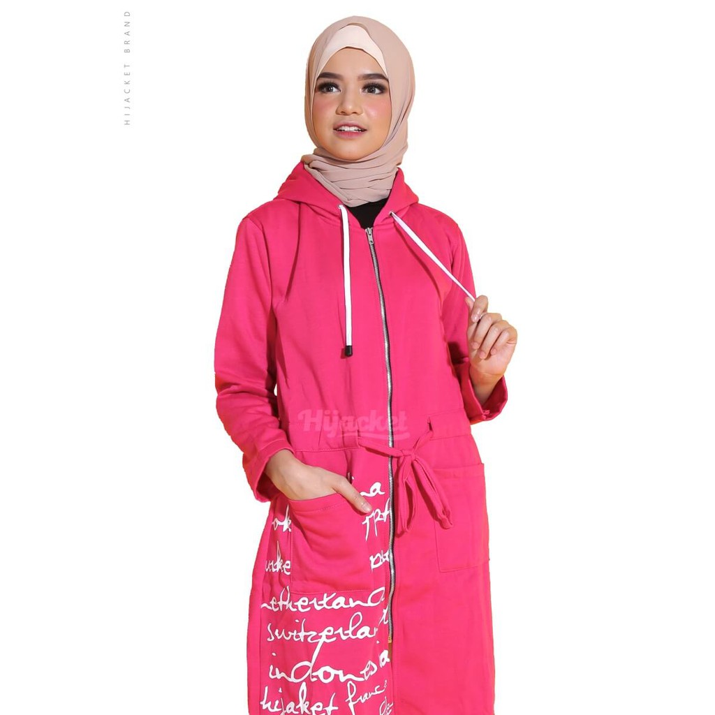 Jaket Hijacket Urbanashion - HJ UB ROSEPINK