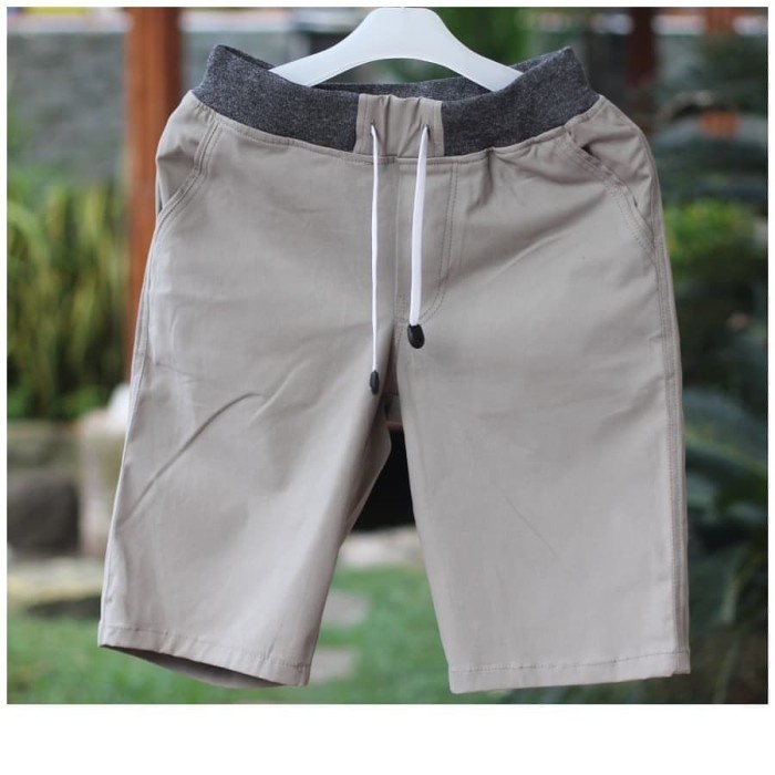 CELANA PENDEK PRIA CHINO POLOS RIB SURFING STREET/MELLAR TERMURAH BAHAN KATUN DRILL ALL SIZE GMK