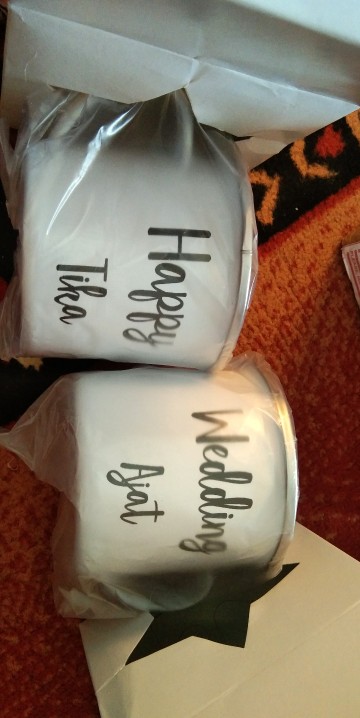 Mug Enamel List Stainless Couple/wedding Series Custom