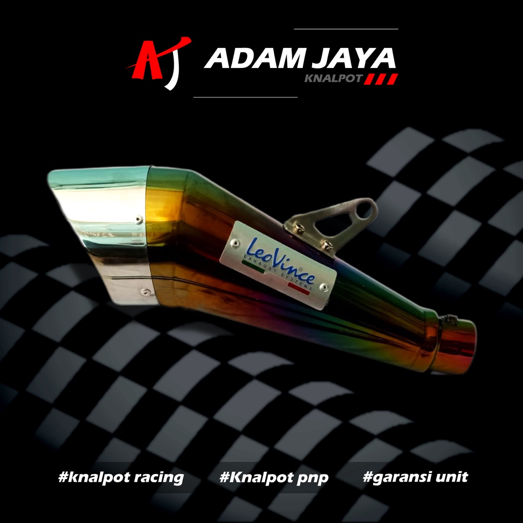 Knalpot Racing LeoVince Rainbow Full System CBR 150R Satria FU Vixion Old R15 V3 MX KING dll