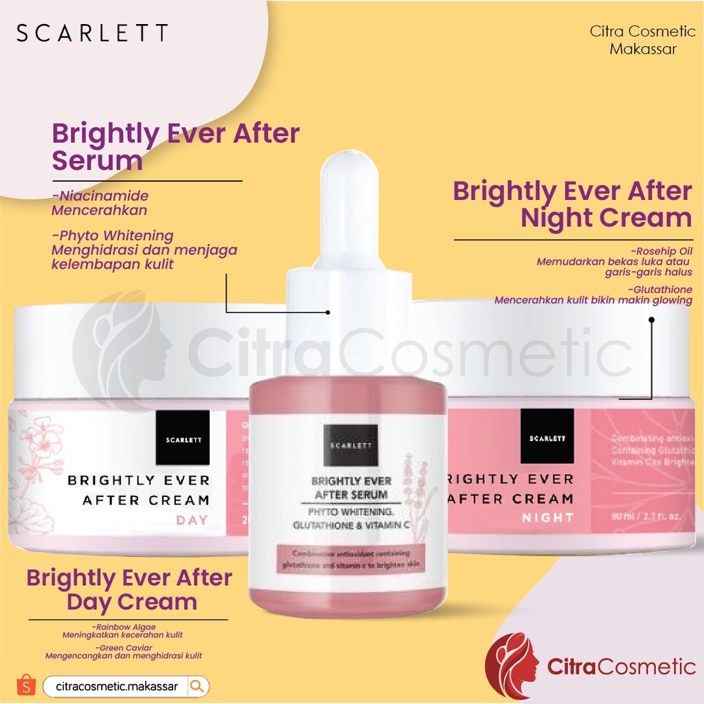 Scarlett  Skin Care Series  20 Gr Cream | Serum | Facial Wash