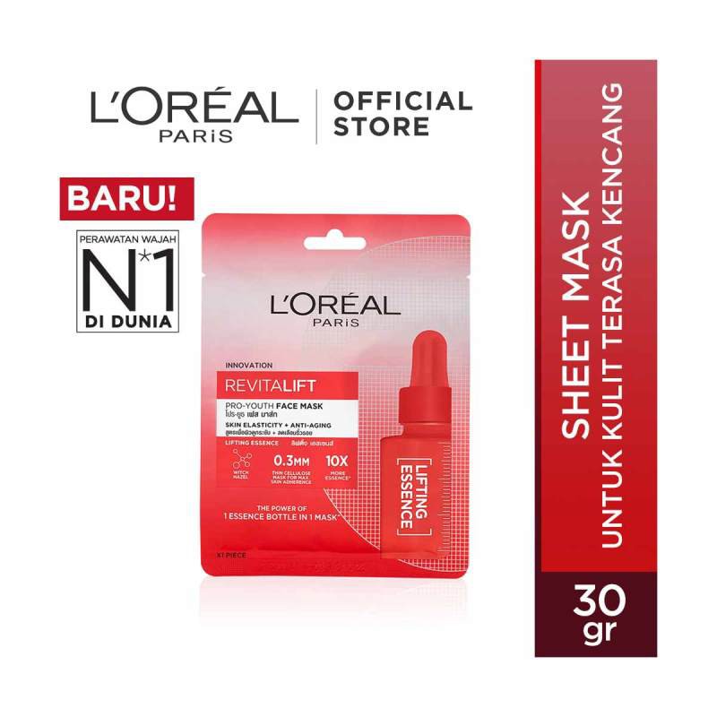 L'Oreal Paris Revitalift Pro-Youth Face Mask Skin Elasticity + Anti Aging