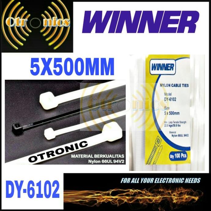 

Kabel Ties 50cm Winner 5x500mm 100pcs otron1c5 Murah