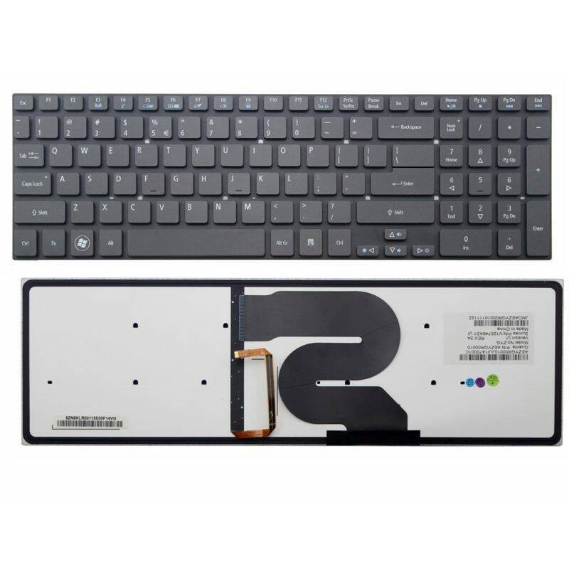 Keyboard Acer Aspire Ethos 5951 5951G 8951 8951G Series Hitam Backlit