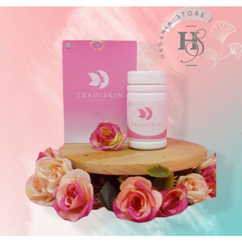 TRADISKIN | Pemutih Kulit Herbal | Kapsul Pemutih Kulit ORI | Herbal Pemutih Kulit