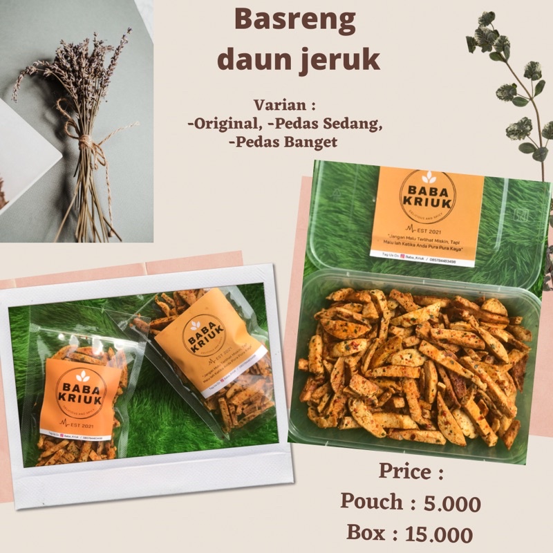 

(FREE GIFT) BASRENG DAUN JERUK by BABA KRIUK