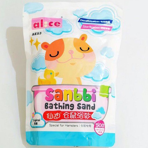 Pasir Mandi Hamster 500 gram sanbi sanbbi Non Aroma Dan Aroma Pasir Wangi