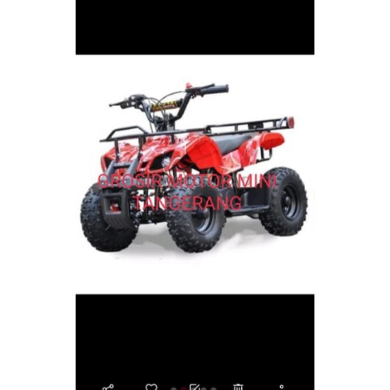 ATV HUNTER 49CC MESIN2TAK ~MAINAN MOTOR ANAK (GOSENT/JNE/INDAHCARGO)