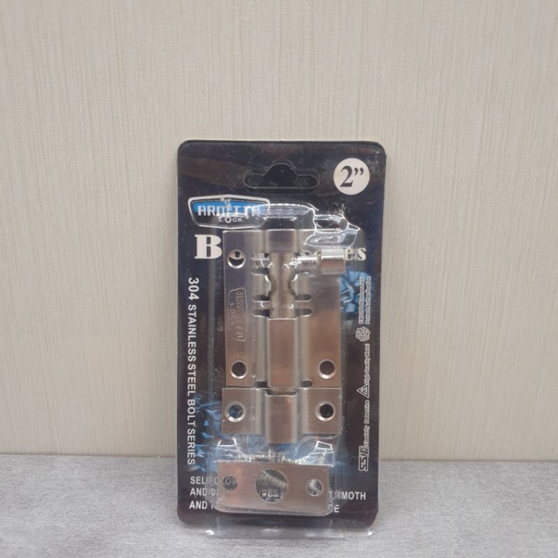 GRENDEL SLOT PINTU / JENDELA STAINLESS 2&quot; ARNETTA