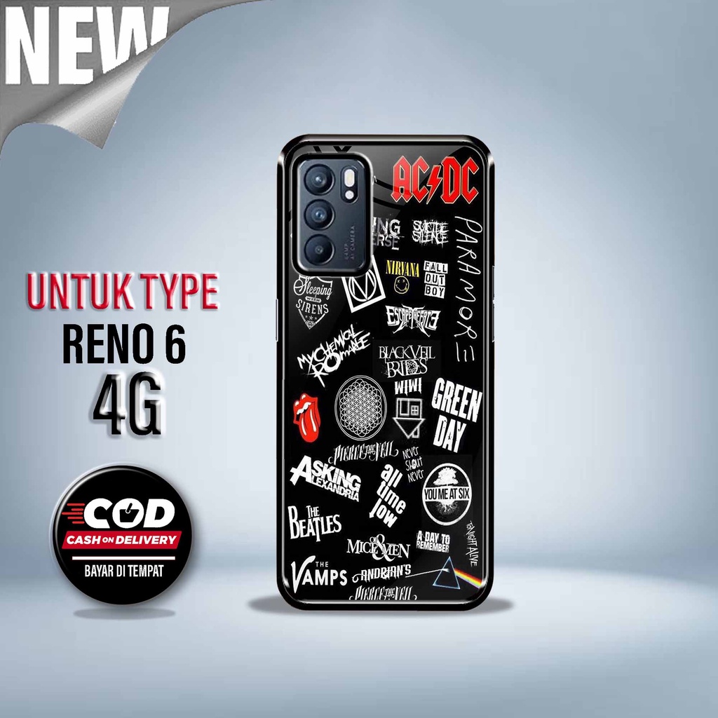 Sukses Case Glossy Oppo Reno 6 4G - Hardcase Terbaru Oppo Reno 6 4G - Case Fashion Oppo Reno 6 4G - 