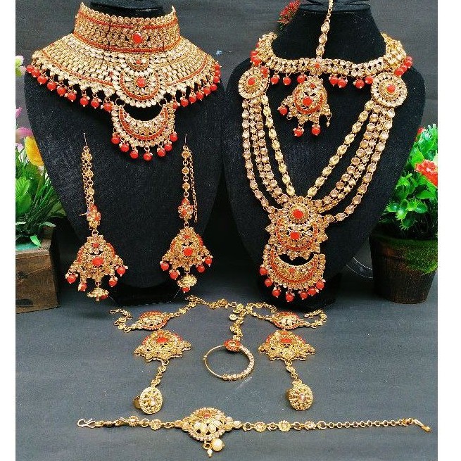 Set bridal India / kalung Jodha / kalung pengantin