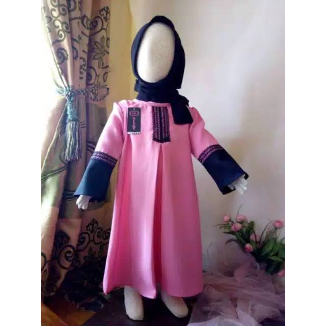 Gamis anak simple konveksi langsung murah