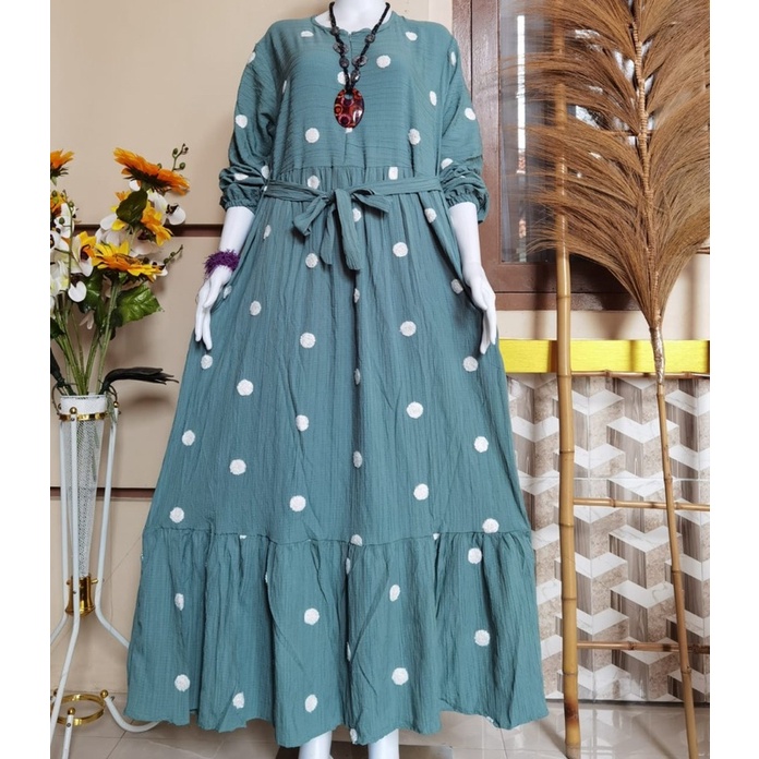 Serat Kayu Pompom (gamis)