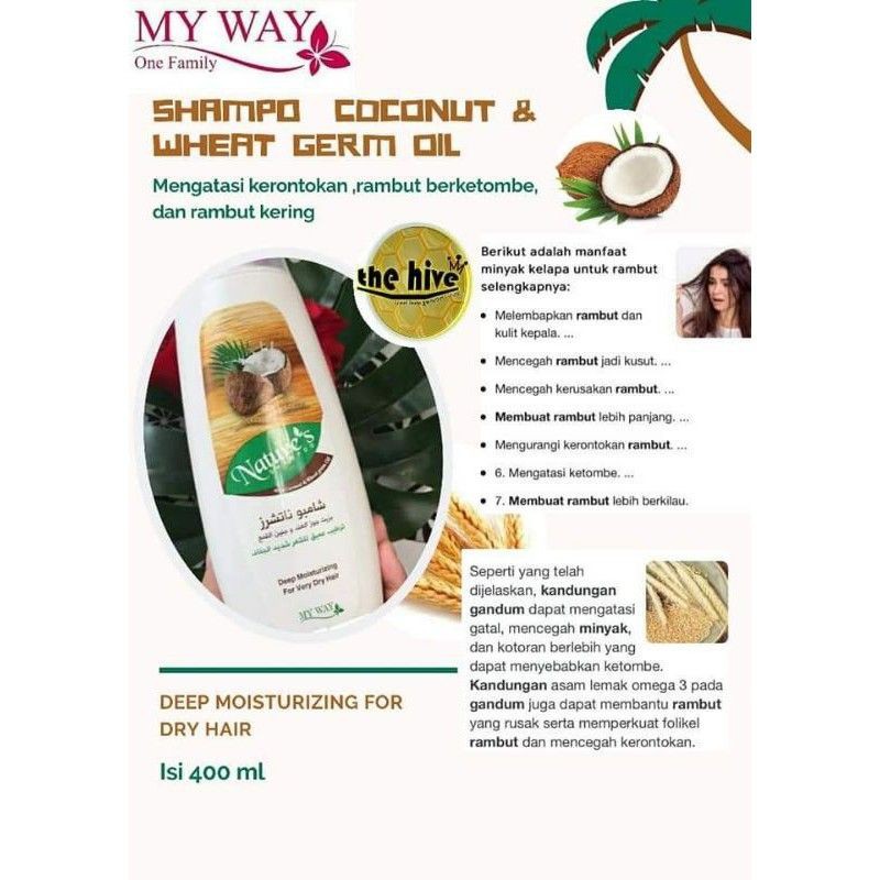 nature's shampoo coconut my way