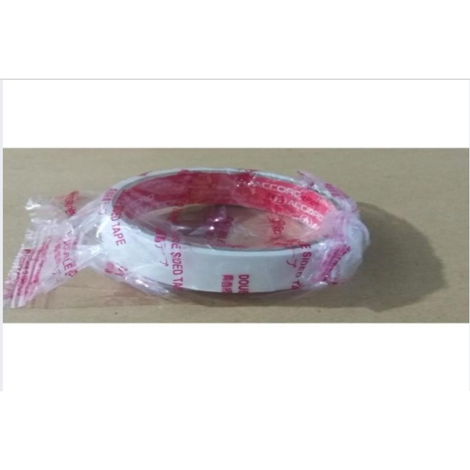 

Double Tape Putih / Double Tape Putih 24mm / Isolasi Double Tape