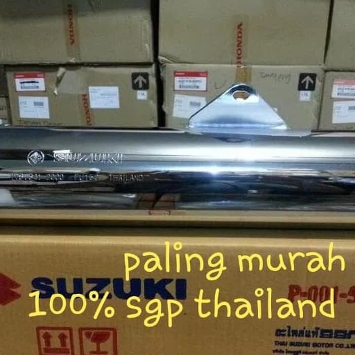 Silencer Satria Fu Old Import Thailand 14310-25G20-000 Original