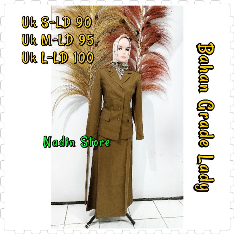 SERAGAM PNS || PEMDA COKLAT || ROK A