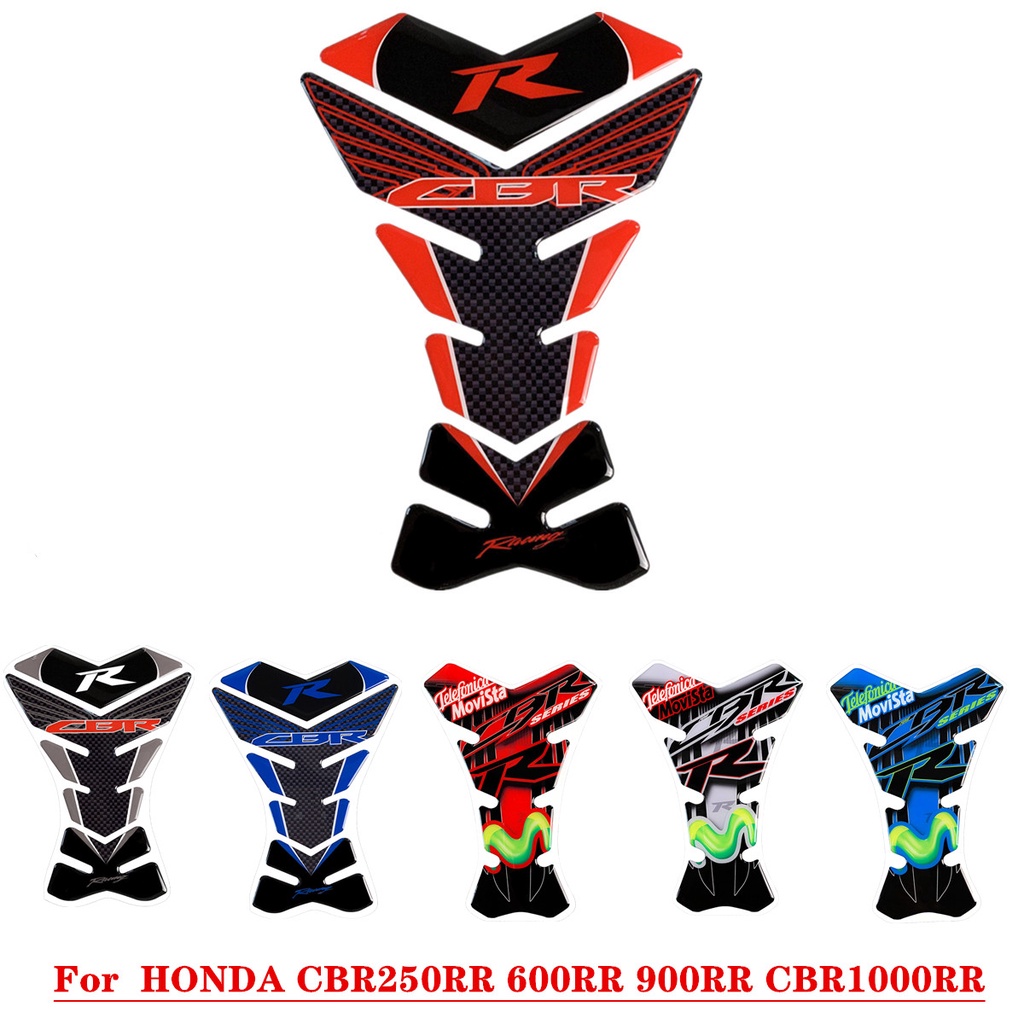 Stiker Pelindung Tangki Bensin Motor HONDA CBR250RR 600RR 900RR CBR1000RR Bentuk Tulang Ikan