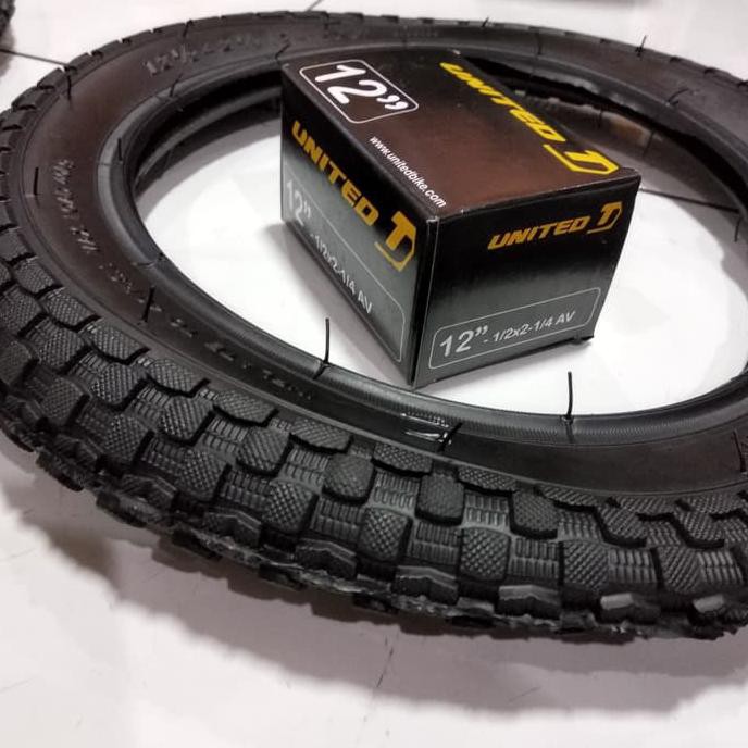 1 set Ban luar Genio + dalam United 12 sepeda kecil anak anak